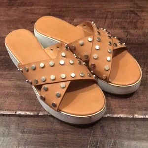 Tan sandals